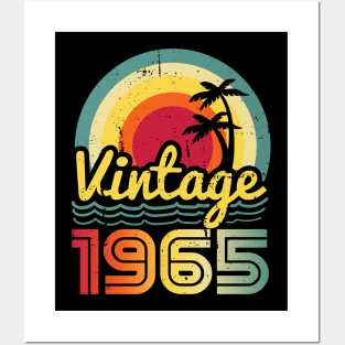 Vintage 1965 Made in 1965 58th birthday 58 years old Gift Posters and Art